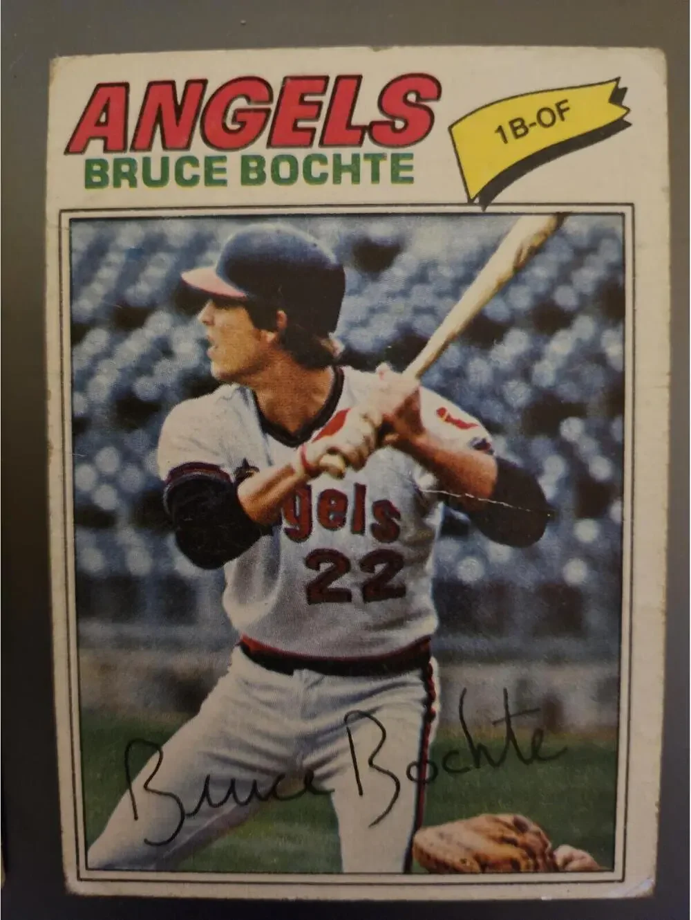 1977 TOPPS BASEBALL #68 BRUCE BOCHTE - CALIFORNIA ANGELS